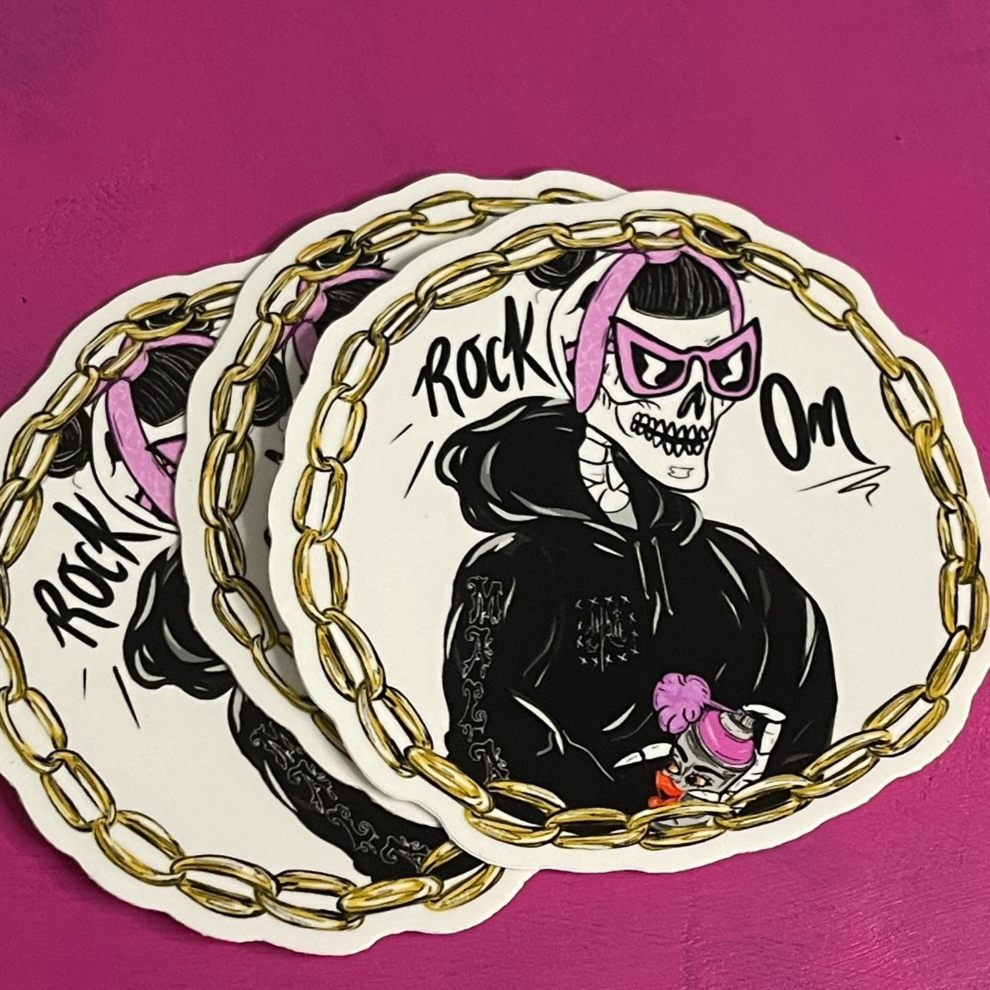 Rock On Sticker